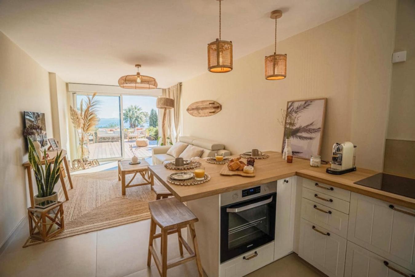 Logement Vue Mer Splendide - Situe A 50 Metres Du Bord De Mer Et 2 Minutes Des Plages - Bandolina Dış mekan fotoğraf